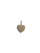 10k 0.77ct diamond heart