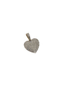 10k 0.76ct diamond heart