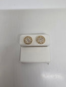 10k 0.93ct Diamond Stud Screw Back Earing