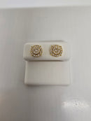 10k 0.82ct Diamond Stud Screw Back Earing