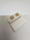 10k 0.82ct Diamond Stud Screw Back Earing
