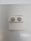 10k 0.90ct Diamond Stud Screw Back Earing