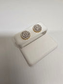 10k 0.90ct Diamond Stud Screw Back Earing