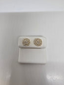 10k 0.97ct Diamond Stud Screw Back Earing