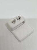 14k 1.48ct heart VS Diamond Stud Screw Back Earing