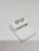 14k 1.97ct heart VS Diamond Stud Screw Back Earing