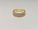 10k 1.78ct vs lab diamonds wedding bandx2