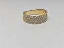 10k 1.78ct vs lab diamonds wedding bandx2
