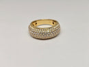 10k 1.95ct vs lab diamonds wedding bandx4