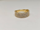 10k 2.74ct vs lab diamonds wedding bandx5