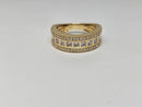 10k 1.88ct vs lab diamonds wedding bandx6