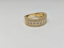 10k 1.88ct vs lab diamonds wedding bandx6