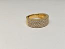 14k 1.88ct vs lab diamonds wedding bandx7