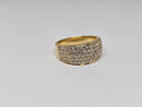 10k 1.42ct vs lab diamonds wedding bandx11