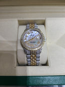 rolex datejust 34mm 8.00ct diamonds