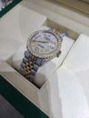 rolex datejust 34mm 8.00ct diamonds