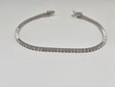 14k 2.5mm 2.40ct vs diamonds tennis bracelet