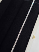 14k 2.5mm 2.40ct vs diamonds tennis bracelet