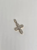 10k Cross 0.93ct of Diamonds 10k Gold
