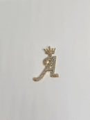 10k A Initial crown 0.25ct diamonds
