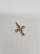 10k cross 0.60ct diamonds