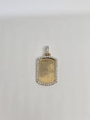 10k army tag 1.00ct diamonds