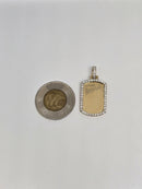 10k army tag 1.00ct diamonds