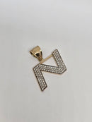10k N initial 1.00ct diamonds