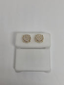 10k 0.50ct Round Luxury Studs vs lab diamonds