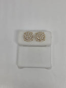 10k 0.90ct Round Luxury Studs vs lab diamonds