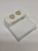 10k 0.40ct heart Studs vs lab diamonds