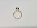 Beautiful Pear shape 2.08CT Lab Diamond Engagement Rings in 14K Yellow Gold