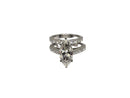 Bague de fiançailles en or blanc 14K avec un diamant de laboratoire de 4.57 CT en forme de Marquise