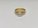 Beautiful Oval Shape 3.02CT VS Lab Diamond Engagement Rings in 14K  Yellow gold