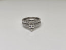 Beautiful Marquise Shape 2.60CT VS Lab Diamond Engagement Rings in 14K White gold