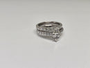 Beautiful Marquise Shape 2.60CT VS Lab Diamond Engagement Rings in 14K White gold