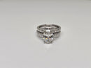 Beautiful Oval Shape 4.58CT VS Lab Diamond Engagement Rings in 14K