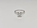 Beautiful Radiant Shape Solitaire 2.22CT VS Lab Diamond Engagement Rings in 14K