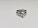 Beautiful Pear Shape 3.64CT VS Lab Diamond Engagement Rings in 14K