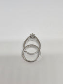 Beautiful Marquise Shape 3.61CT VS Lab Diamond Engagement Rings in 14K white gold