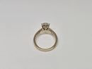 Beautiful Pear Shape 2.37CT VS Lab Diamond Engagement Rings in 14K yellow gold