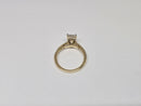 Beautiful Radiant Shape 2.43CT VS Lab Diamond Engagement Rings in 14K yellow gold