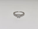 Bague de fiançailles en or jaune 14k 0.97ct oval vs diamant lab