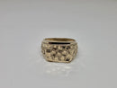 Bague pour homme « Pépite d'or 10 carats » - Nouveauté