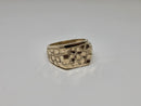 Bague pour homme « Pépite d'or 10 carats » - Nouveauté