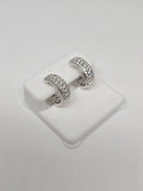 10K 0.60CT vs lab diamants Boucle D 'Oreilles huggys or jaune