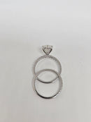 Beautiful Pear Shape 2.27CT VS Lab Diamond Engagement Rings in 14K