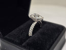 Beautiful Pear Shape 2.27CT VS Lab Diamond Engagement Rings in 14K
