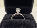 Beautiful Pear Shape 2.27CT VS Lab Diamond Engagement Rings in 14K