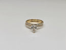 Beautiful Pear Shape 1.72CT VS Lab Diamond Engagement Rings in 14K
